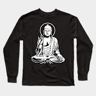 Young Buddha (white) Long Sleeve T-Shirt